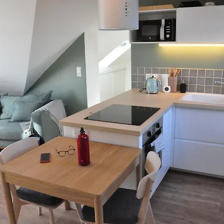 Beautiful 3-room Attic Apartment, New And Fully Equipped Daire *